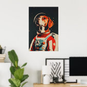 Rhodesian Ridgeback Astronaut Poster, Rhodesian Ri Poster (Heimbüro)