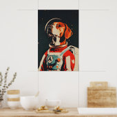 Rhodesian Ridgeback Astronaut Poster, Rhodesian Ri Poster (Küche)