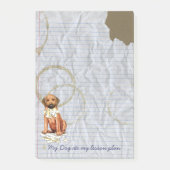 Rhodesian Ridgeback Ate Lesson Plan Post-it Notes Klebezettel (Vorderseite)