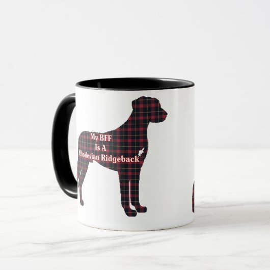 Rhodesian Ridgeback BESTE FREUNDIN Tasse (Vorderseite Links)