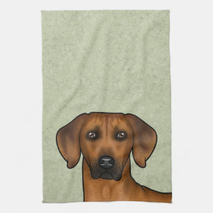 Rhodesian Ridgeback Brauner Afrikanischer Löwenhun Geschirrtuch