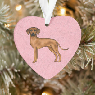 Rhodesian Ridgeback Brauner Afrikanischer Löwenhun Ornament