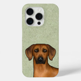 Rhodesian Ridgeback Brown African Lion Dog Head Case-Mate iPhone Hülle