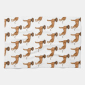 Rhodesian Ridgeback Brown African Lion Dog Pattern Geschirrtuch (Horizontal)