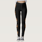 Rhodesian Ridgeback Brown African Lionhound Dog Leggings (Vorderseite)