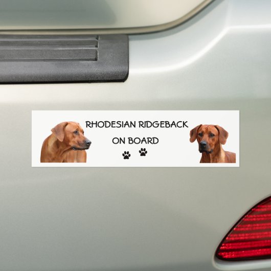 Rhodesian Ridgeback bumpersticker Autoaufkleber (Auf Auto)