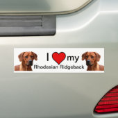 Rhodesian Ridgeback bumpersticker Autoaufkleber (Auf Auto)