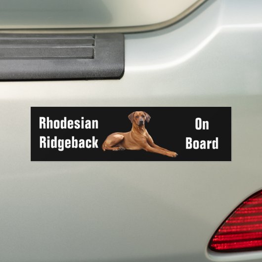 Rhodesian Ridgeback bumpersticker Autoaufkleber (Auf Auto)