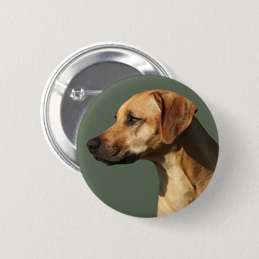 Rhodesian Ridgeback Button (Vorne & Hinten)