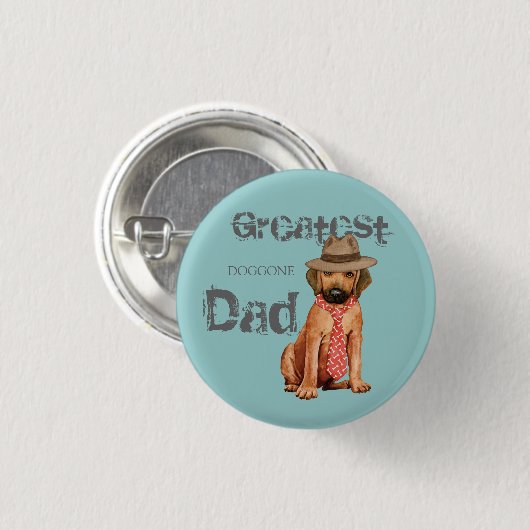 Rhodesian Ridgeback Button (Vorne & Hinten)