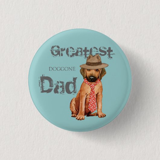 Rhodesian Ridgeback Button (Vorderseite)
