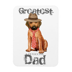 Rhodesian Ridgeback Dad Magnet