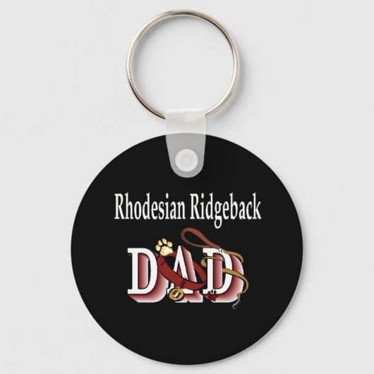 Rhodesian Ridgeback dad Schlüsselanhänger (Vorderseite)