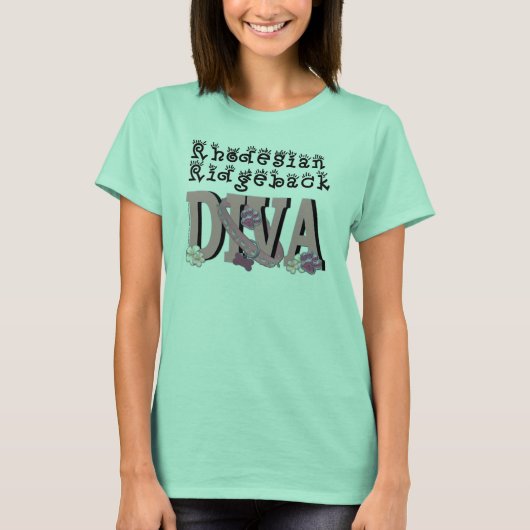 Rhodesian Ridgeback DIVA T-Shirt (Vorderseite)
