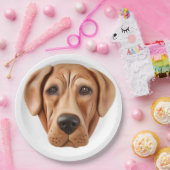 Rhodesian Ridgeback Dog 3D Inspiriert Pappteller (Party)