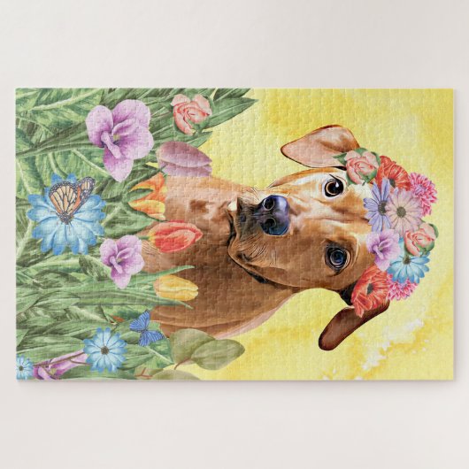 Rhodesian Ridgeback Dog Blume Puzzle (Horizontal)