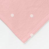 Rhodesian Ridgeback Dog Farbige Wildblumen Rosa Fleecedecke (Ecke)