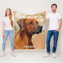 Rhodesian Ridgeback Dog Fleecedecke