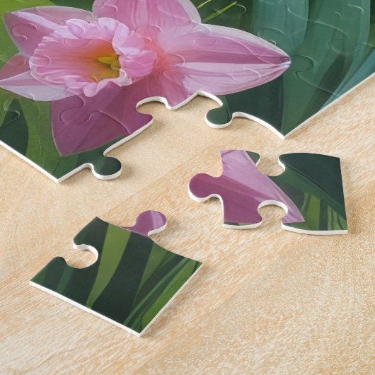 Rhodesian Ridgeback Dog Frühlingsblumen Malerei Puzzle (Seite)