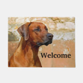 Rhodesian Ridgeback Dog Fußmatte (Vorderseite)