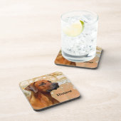 Rhodesian Ridgeback Dog Getränkeuntersetzer (Rechte Seite)