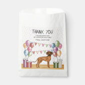 Rhodesian Ridgeback Dog Pastel Geburtstag Vielen D Geschenktütchen (Vorderseite)