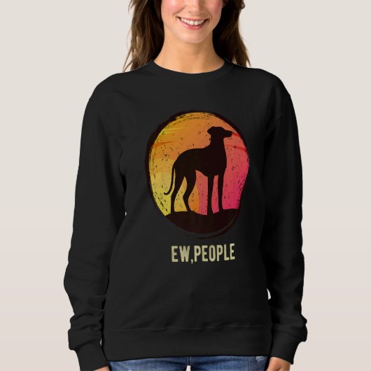 Rhodesian Ridgeback Dog Retro 5 Sweatshirt (Vorderseite)