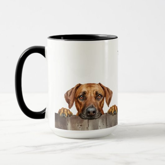 Rhodesian Ridgeback Dog Tasse (Links)