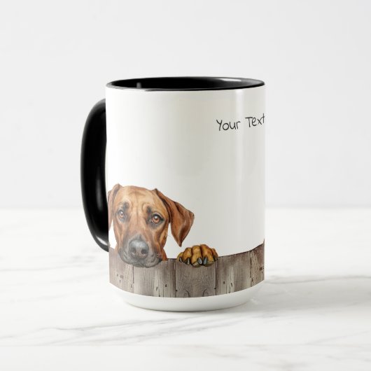 Rhodesian Ridgeback Dog Tasse (Vorderseite Links)