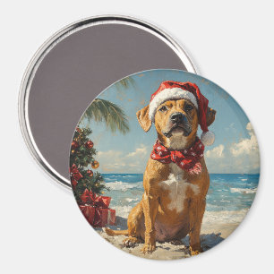 Rhodesian Ridgeback Dog Vintager Strand Magnet