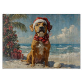 Rhodesian Ridgeback Dog Vintager Strand Schneidebrett (Vorderseite)