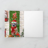 Rhodesian Ridgeback Dog Weihnachten Karte (Innenseite)