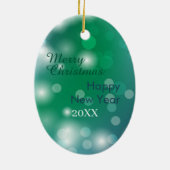 Rhodesian Ridgeback Dog Weihnachten Keramik Ornament (Hinten)