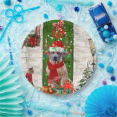 Rhodesian Ridgeback Dog Weihnachten Pappteller (Party)