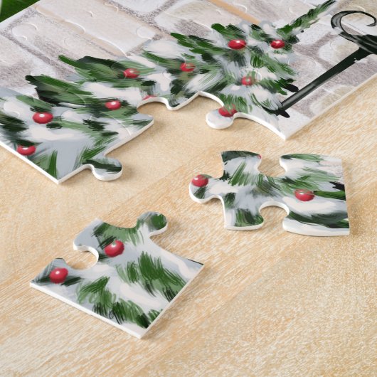 Rhodesian Ridgeback Dog Weihnachten Puzzle (Seite)