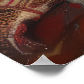 Rhodesian Ridgeback Dog Weihnachtsfest Poster (Ecke)