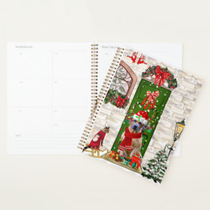 Rhodesian Ridgeback Dog Weihnachtsgeschenktasche Planer