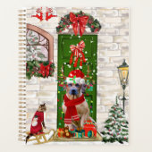 Rhodesian Ridgeback Dog Weihnachtsgeschenktasche Planer (Vorderseite)