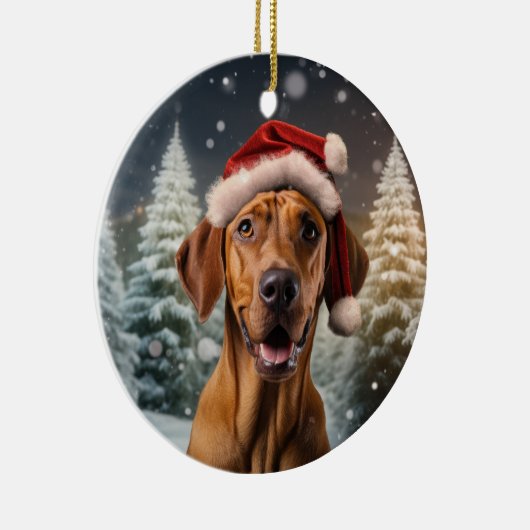 Rhodesian Ridgeback Dog Weihnachtsschmuck (Rechts)