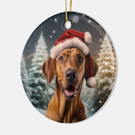 Rhodesian Ridgeback Dog Weihnachtsschmuck (Links)