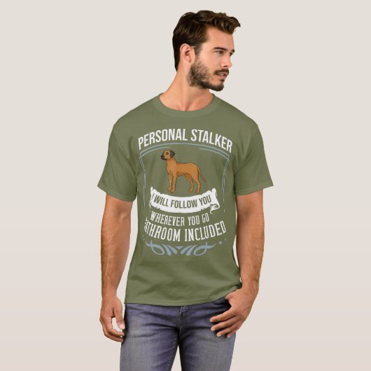 Rhodesian Ridgeback Dog Welpen Eigentümer Lover _1 T-Shirt (Vorne ganz)