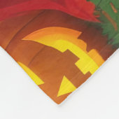 Rhodesian Ridgeback Dogs Pumpkin Halloween Funny Fleecedecke (Ecke)