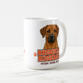 🐾 Rhodesian Ridgeback Familienstolz 🐾 Kaffeetasse (VorderseiteRechts)