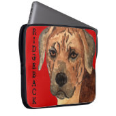 Rhodesian Ridgeback Farbblock Laptopschutzhülle (Vorne Rechts)