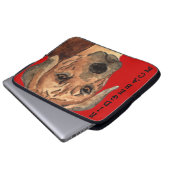 Rhodesian Ridgeback Farbblock Laptopschutzhülle (Vorne Knopf)