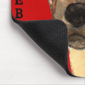 Rhodesian Ridgeback Farbblock Mousepad (Ecke)