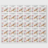 Rhodesian Ridgeback farbenfrohe Pastel Happy Birth Geschenkpapier (Flach)