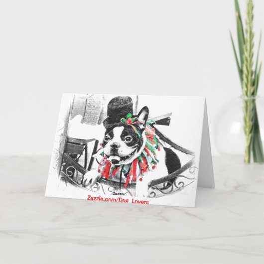 Rhodesian Ridgeback Feiertagskarte (Rückseite)