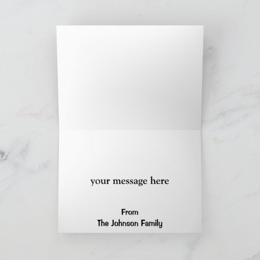 Rhodesian Ridgeback Feiertagskarte (Innenseite)