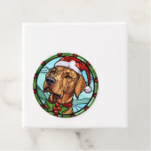 Rhodesian Ridgeback Festgeback Glas Weihnachten Geschenkanhänger (Beispiel)